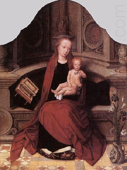 Virgin and Child Enthroned, Adriaen Isenbrant